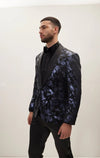 Foil Dinner Jacket - Navy