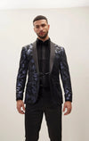 Foil Dinner Jacket - Navy