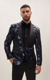 Foil Dinner Jacket - Navy