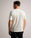 Textured Regular Fit T-Shirt - White