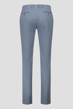 Honeycomb Structured Chinos - Blue