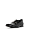 Slip on Patent Leather Loafers - Black