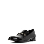 Slip on Patent Leather Loafers - Black