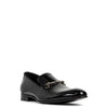 Slip on Patent Leather Loafers - Black
