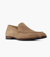 Stitch Suede Leather Loafers - Sand