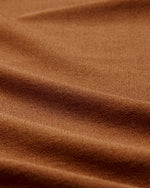 Open Neck Short Sleeve Polo - Brown