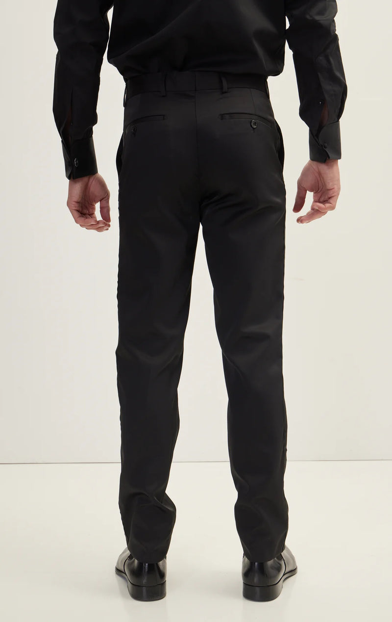 Side Stripe Tuxedo Pants - Black Side Stripe Tuxedo Pants - Black