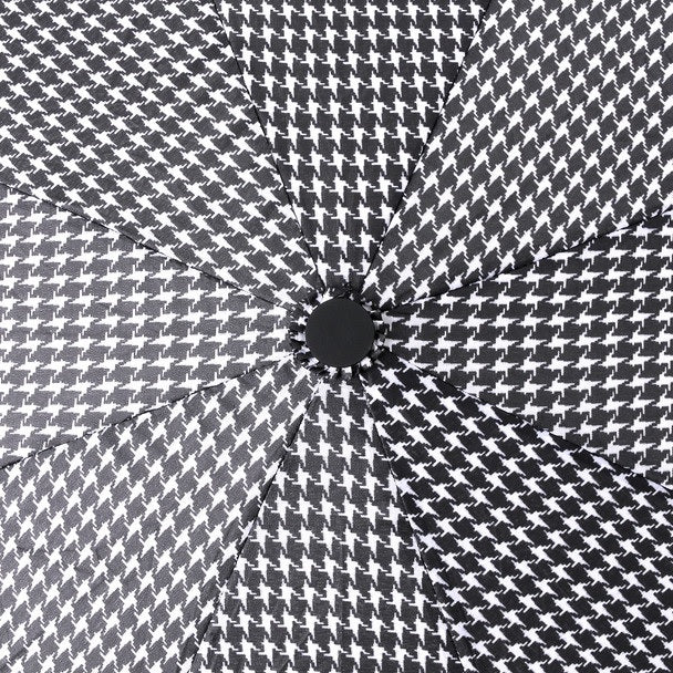 Houndstooth Umbrella - Black/White