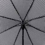 Houndstooth Umbrella - Black/White