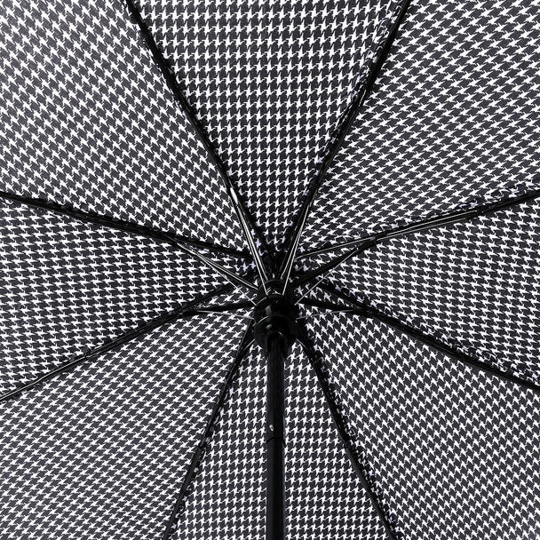 Houndstooth Umbrella - Black/White