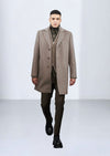 Wool Cashmere Overcoat - Grey