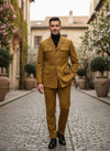 Safari Style Suit - Mustard
