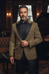 Art Deco Tuxedo Jacket - Gold