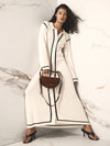 Leather Wrapped Bar Handle Bag - Cocoa
