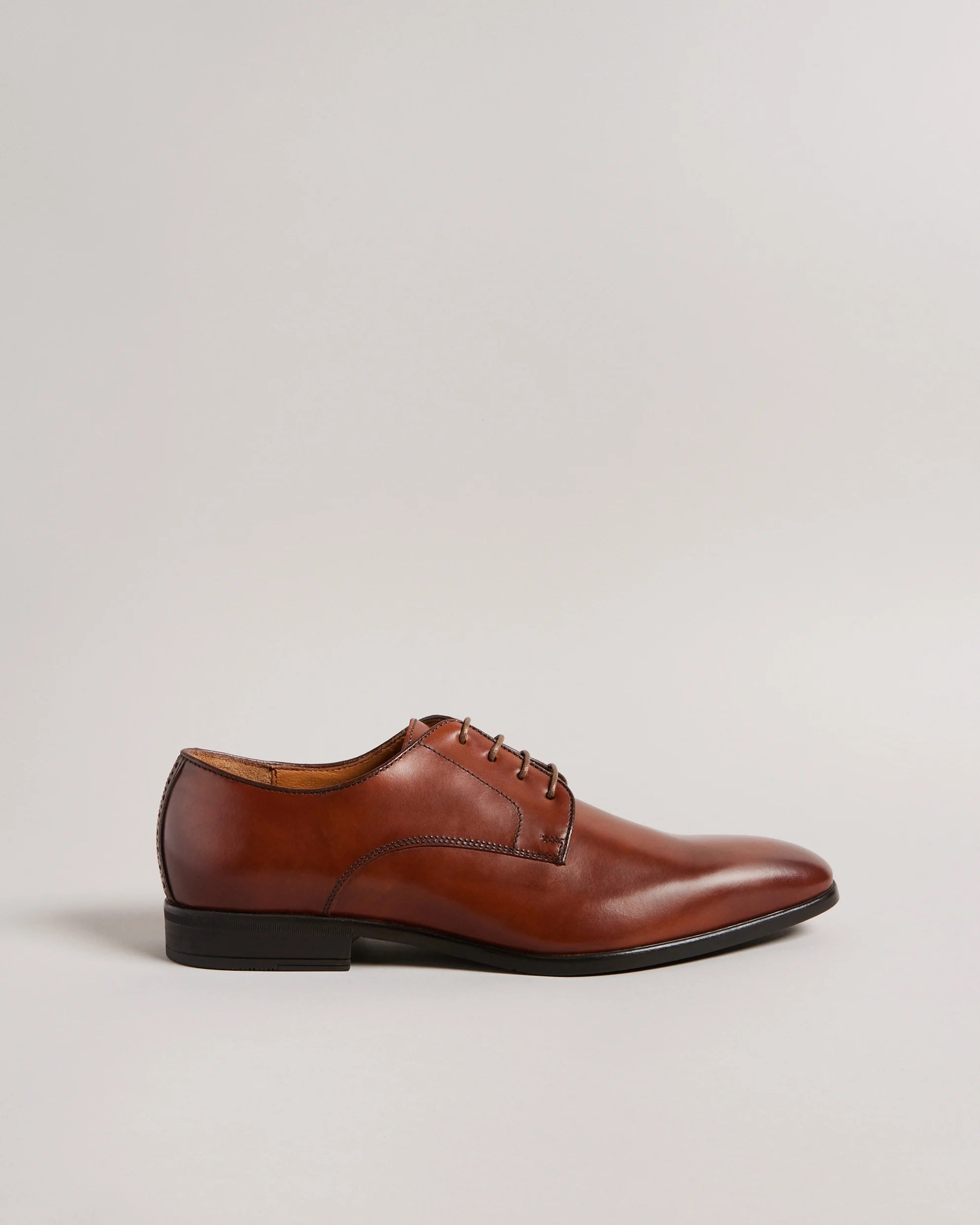 Leather Derby Shoe - Tan Leather Derby Shoe - Tan