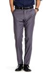 Merino Wool Trousers-Lilac Grey