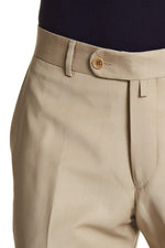 Merino Wool Trousers - Light Beige