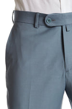 Merino Wool Trousers- Sky Blue