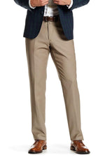 Merino Wool Trousers- Stone