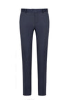 Solid Tuxedo Dress Pants- Navy