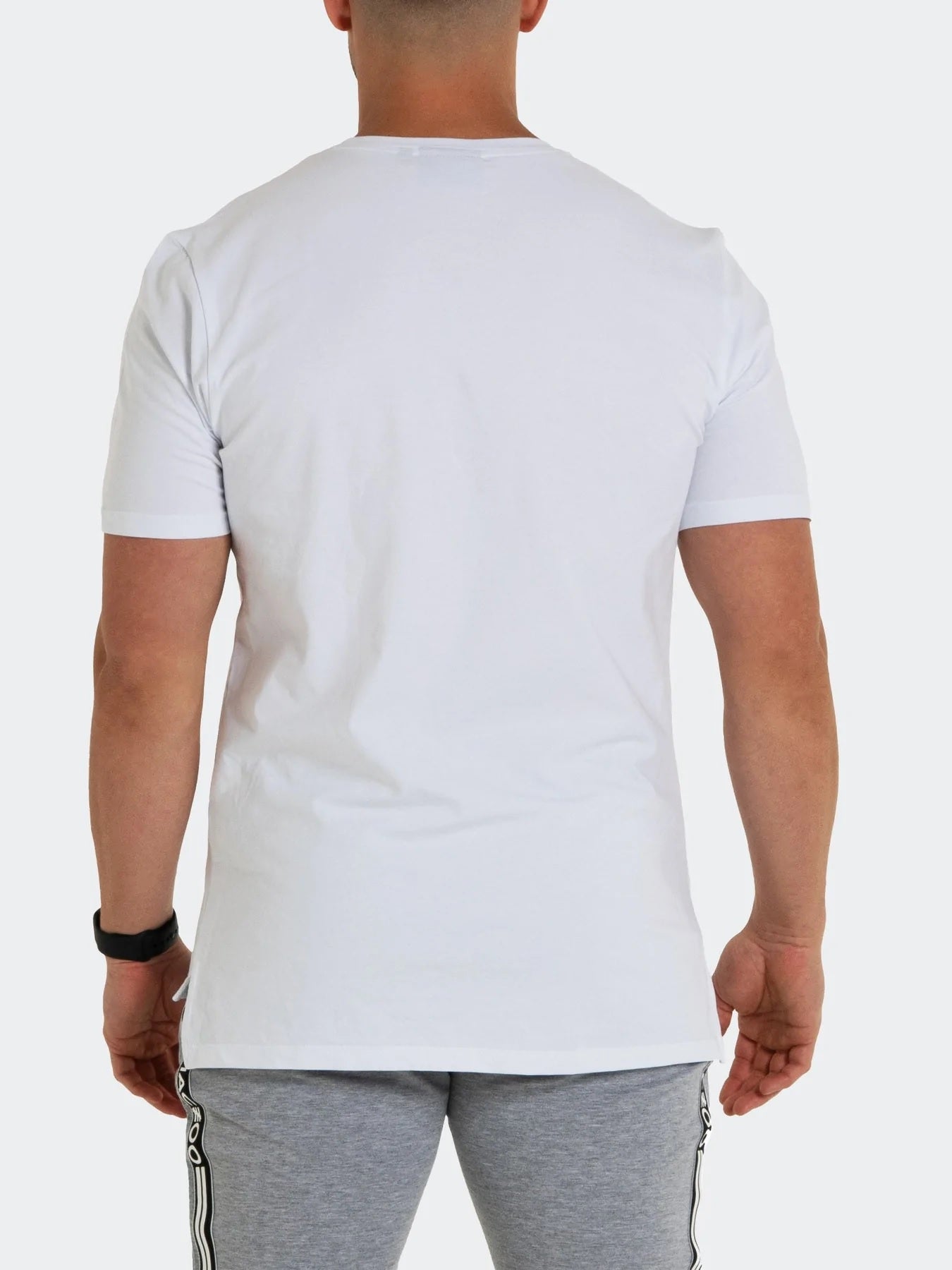 Maglietta Uomo Vendetta Inc. Dirty Skull VD-1083 - Bianca, Girocollo, Regular Fit, Stampa Davanti E Retro, Taglia XXXXL