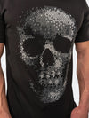 Cotton Skull Face T-Shirt - Black