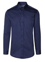 Italian Collar Dress Shirt- Navy