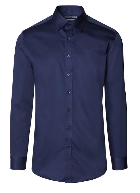 Italian Collar Dress Shirt- Navy dolce MODA Italian Collar Dress Shirt- Navy dolce MODA