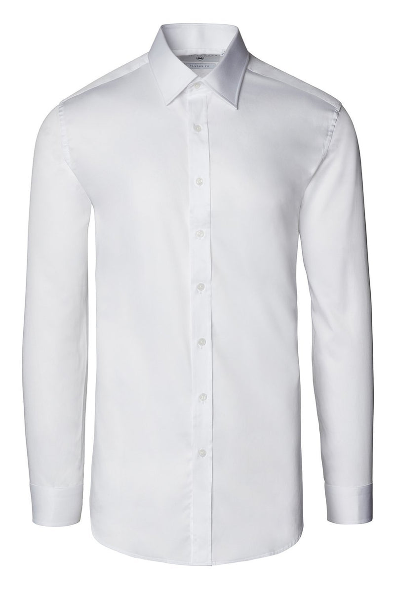 Italian Collar Dress Shirt - White Italian Collar Dress Shirt - White