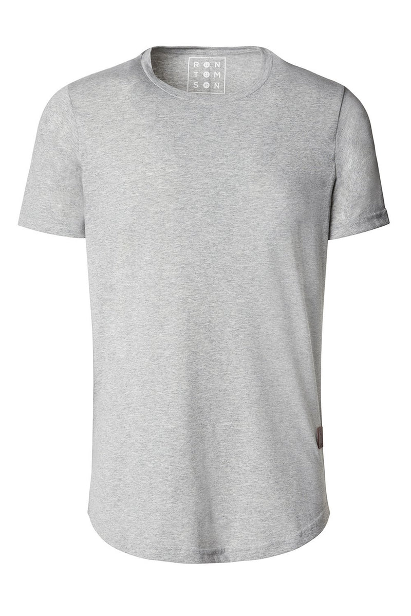 Short Sleeve Crew Neck T-Shirt - Grey