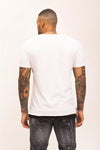 Double Hem Scoop Neck T-Shirt - Off White