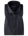 Modern Fit | Solid Long Sleeve Shirt - Black