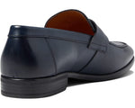 Classic Leather Loafers - Navy