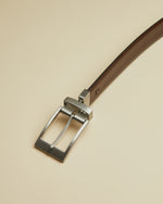 Reversible Leather Belt - Tan/Brown
