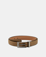 Carbon Fibre Suede Belt - Taupe