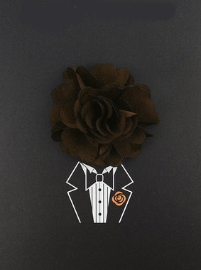 Brown Lapel Pin