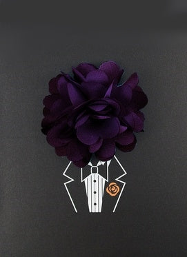 Plum Lapel Pin