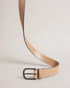 Smooth Leather Belt - Brown