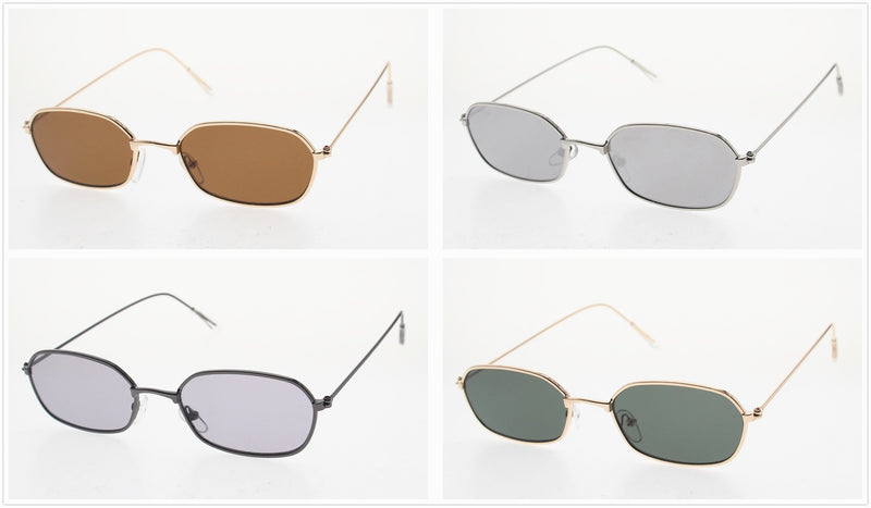 Small Oval Frame Sunglasses - Assorted