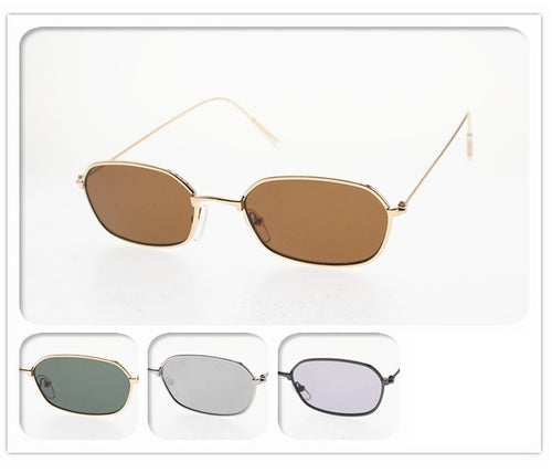 Small Oval Frame Sunglasses - Assorted
