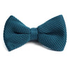 Solid Knit Bow Tie- Hunter Green