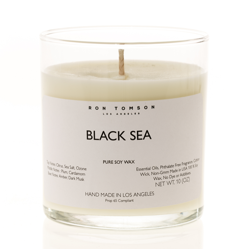 Pure Soy Wax Candle- Black Sea