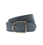 Stitch Leather Belt - Blue
