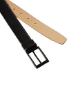 Reversible Leather Belt - Blk/Cream