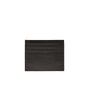 Lizard Embossed Leather Cardholder - Black