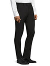 Slim Solid Dress Pants - Black