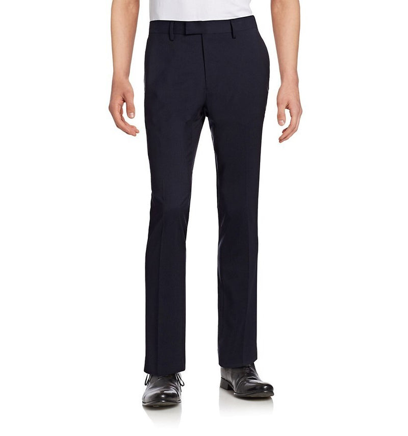 Micro Textured Pants - Navy