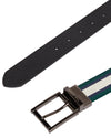 Stripe Contrast Reversible Belt - Black