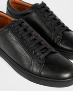 Leather Sneakers - Black