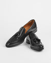 Tassel Leather Loafer- Black